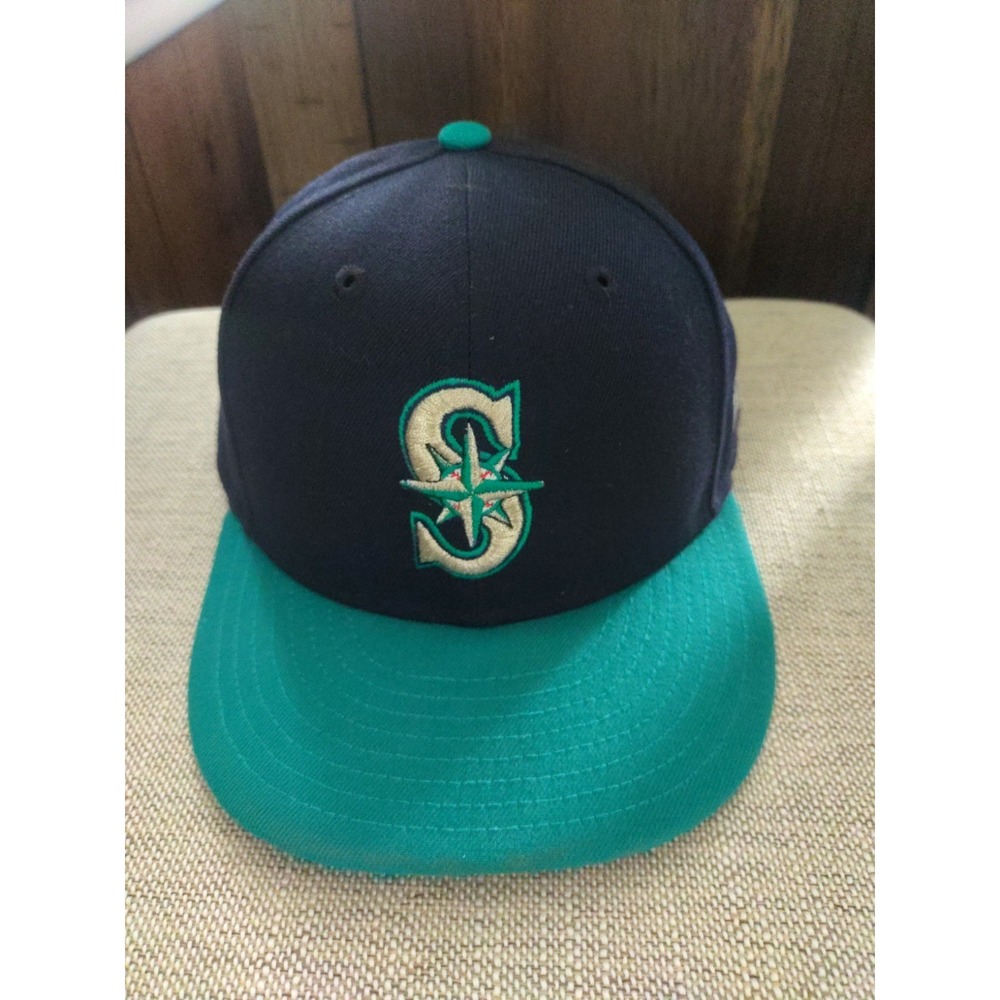 Seattle Mariners Fitted New Era 59Fifty Blue/Teal Authentic On Field 7 1/4 Cap